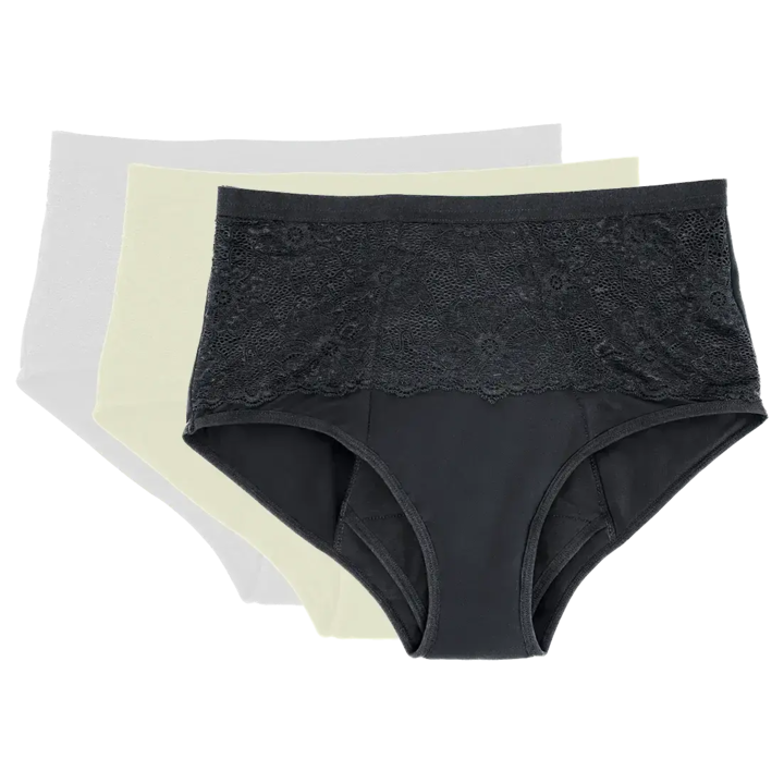 Läckagesäkra underkläder som aldrig sviker dig – för kvinnor 55+ (3-pack)